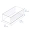 12 Pack: 12" x 6" Clear Stacking Storage Bin by Simply Tidy™